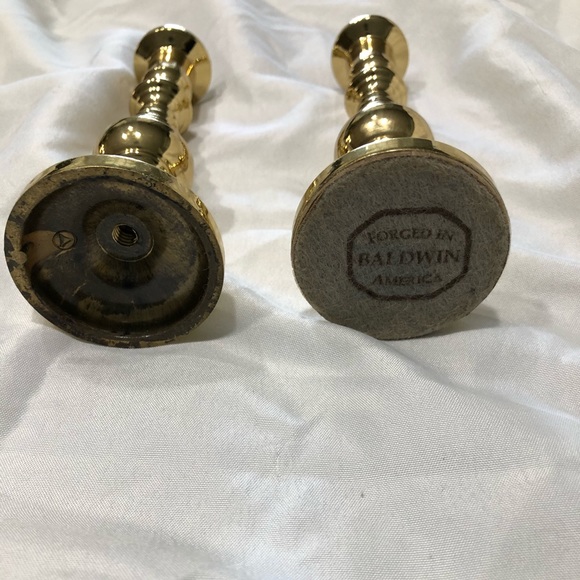 baldwin Accents Vintage Baldwin Brass Candlestick America